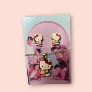 hello kitty jewelry set